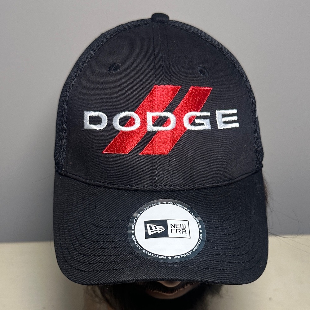 New Era Dodge logo Black Cap with Red and White